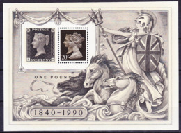 2019-0217 UK 1990 150th Aniversary Of First Stamp Issue Mi MS 6 MNH ** - Nuovi