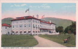 USA, Fort WM. Hernry Hotel, Lake George, New York (71717) - Lake George