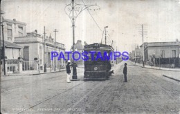 119495 URUGUAY MONTEVIDEO AVENIDA BRASIL POCITOS & TRANVIA TRAMWAY BREAK POSTAL POSTCARD - Suriname