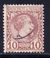 Monaco 1885 Yvert 4 (o) B Oblitere(s) - Oblitérés