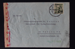 Slovakia Slowakei Cover Dobschau  Coburgwerke To Berlin  1942 Censored - Brieven En Documenten