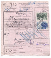 29/916 -- MALINES-TERNEUZEN - Lettre De Voiture 2 Timbres - Cachet De Gare BORNEM 1947 Vers KEERBERGEN Via HAACHT - Sonstige & Ohne Zuordnung