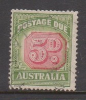 Australia D 124 1946-57 Postage Due ,5d ,carmine And  Green,used - Strafport