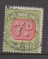 Australia D 126 1946-57 Postage Due ,7d ,carmine And  Green,used - Postage Due