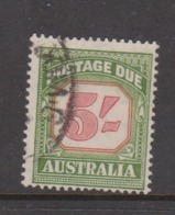 Australia D 131 1953-60 Postage Due ,5 Shilling ,carmine And  Yellow Green,used - Postage Due