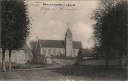 ! [60] Cpa Berlancourt, Eglise, 1915, Feldpost, 1. Weltkrieg , 7. Reserve Div., - Other & Unclassified