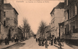 ! [08] Cpa Charleville, Le Casernes, Straßenbahn, Tram, Frankreich - Charleville