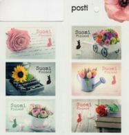 Finland - 2019 - Say It With Flowers - Mint Self-adhesive Stamp Booklet - Ungebraucht