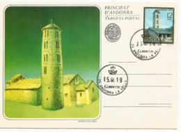 Eglise Romane Santa Coloma, Années 1900's.  Andorra Le Vella - Interi Postali & Prêts-à-poster