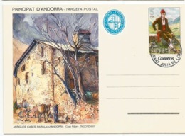 Entier Postal. Casa Ribot, Engordany, Années 1900's, De La Viguerie Episcopal, Andorra La Vella - Interi Postali & Prêts-à-poster