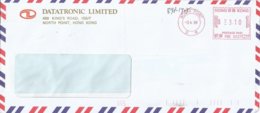 Hong Kong 1998 North Point Meter Pitney Bowes-GB “6900” PB0037 Cover - Cartas