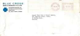 Hong Kong 1979 Morison Hill Road Meter Pitney Bowes-GB “6300” PB6821 Health Insurance Cover - Briefe U. Dokumente