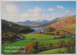 Snowdon From Capel Curig, Caernarfonshire, Wales - Caernarvonshire