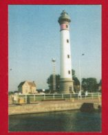 Stickers Autocollant. Le PHARE D'OUISTREHAM - Image Sur Soie - 5,5cm X 7,5cm - Autocollants