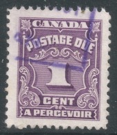 Canada. 1935-65 Postage Due. 1c Used. SG D18 - Postage Due