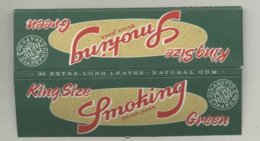 SMOKING, King Size, GREEN - Papier à Cigarrettes, Cigarette Paper  (# 88) - Other