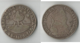 BOLIVIE  4  SOL  1830    ARGENT  RARE ! - Bolivië