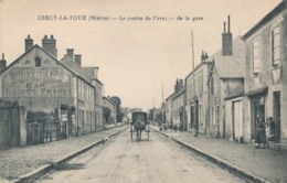 CPA - France - (58) Nièvre - Cercy-La-Tour - Le Centre De L'avenue De La Gare - Unclassified