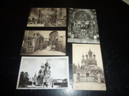 NICE - LOTS DE 5 CARTES POSTALES DE L'EGLISE RUSSE INTERIEUR ET EXTERIEUR - 06 ALPES MARITIMES (AF) - Konvolute, Lots, Sammlungen