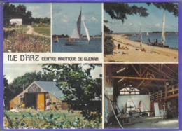 Carte Postale 56. Île D'Arz  Le Centre Nautique De Glénan   Très Beau Plan - Ile D'Arz