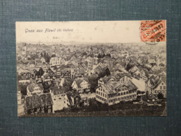 Gruss Aus Flawil St. Gallen 1906 / Edit Max Roon Zürich (6072) - Flawil
