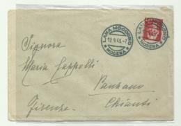 FRANCOBOLLO LIRE 2 IMPERIALE SU BUSTA 1945 - Storia Postale