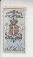 Zweden Fiskale Zegel Cat. Barefoot Vexel(Bills Of Exchange) 4 - Revenue Stamps