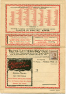 ITALIE TIMBRE POUR ENVELOPPES-RECLAMES (B.L.P.) AVEC PUBLICITES VERMOUTH, AGENCES BANCAIRES DE LA BANQUE SCONTO,........ - Timbres Pour Envel. Publicitaires (BLP)