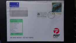 Greenland - 1998 - Mi:GL 326, Yt:GL 305 - On Large Envelope - Look Scan - Covers & Documents