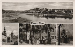 PIRNA-ELBE-VIAGGIATA1960 -REAL PHOTO - Pirna