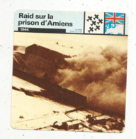 Fiche Illustrée , Edito Service ,1979 ,  2 Scans ,militaria ,guerre 1939-45, RAID SUR LA PRISON D'AMIENS... - Historia