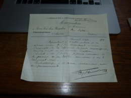 Document Commercial  Pierre Van Den Bemden Anvers 1901 - 1900 – 1949