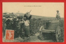 69-127 - RHÔNE - Les Vendanges Au MOULIN à VENT - Proprièté De M. Jean DESMARQUES - Chenas