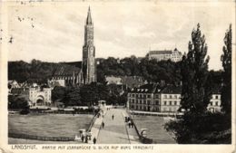 CPA AK Landshut Partie Mit Jsarbrucke U.Blick Auf Burg GERMANY (891735) - Landshut