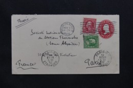 ETATS UNIS - Entier Postal + Compléments De New York ( Brooklyn ) Pour La France En 1912 - L 42236 - 1901-20