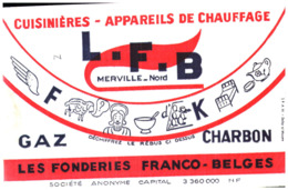 Cu L/Buvard Cuisinière "L.F.B" (Format 21 X 14) (N= 1) - C