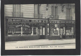 CPA Paris 75 Commerce Shop Devanture Magasin Musique Lutherie Non Circulé - Distrito: 06