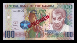 Gambia 100 Dalasis 2006 - 2013 Pick 29c Specimen SC UNC - Gambie