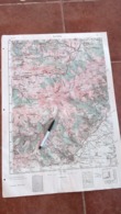 1958 Kacanik KOSOVO SERBIA ALBANIA JNA YUGOSLAVIA ARMY MAP MILITARY CHART PLAN DJERMO TETOVO NEPROSTENO MACEDONIA LESOK - Topographical Maps