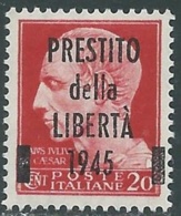 1945 EMISSIONI LOCALI VIAREGGIO PRESTITO DELLA LIBERTA MNH ** - UR45-3 - Ortsausgaben/Autonome A.