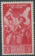 1946 CORPO POLACCO SOCCORSO DI GUERRA 3 LIRE MNH ** - UR44-5 - 1946-47 Période Corpo Polacco