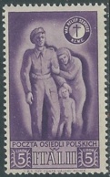 1946 CORPO POLACCO SOCCORSO DI GUERRA 5 LIRE MNH ** - UR44-5 - 1946-47 Período Del Corpo Polacco