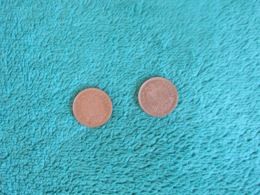 Lot De 2 Pieces "Una Peseta" - ESPANA -  Colecciones