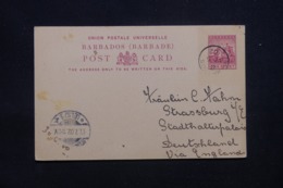 BARBADES - Entier Postal Pour L 'Allemagne En 1902 - L 42329 - Barbados (...-1966)