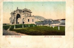 CPA AK Simbach Portal Mit Innbrucke GERMANY (891984) - Simbach