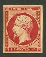 1F EMPIRE (n°18d) REIMPRESSION. Neuf Gomme D' Origine. Trace De Pli Imperceptible. Cote 2400€. Certificat SCHELLER. Supe - 1853-1860 Napoleon III