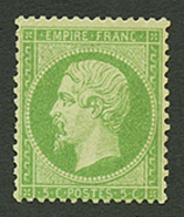 20c Empire (n°20) Neuf *. Cote 350€. Signé SCHELLER. TTB. - 1862 Napoleon III