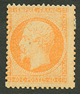 40c Empire (n°23) Neuf *. Cote 3000€. Signé BRUN. TB. - 1862 Napoléon III.
