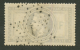 5F Empire (n°33) Obl. Sans Défaut. Cote 1150€. Signé SCHELLER. TB. - 1863-1870 Napoléon III Lauré