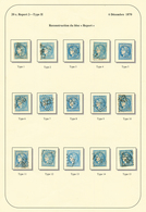 20c BORDEAUX Type II Report 2 (n°45B) Reconstitution Du BLOC REPORT De 15 Timbres. Quelques Petits Défauts. Cote 1300€.  - 1870 Ausgabe Bordeaux